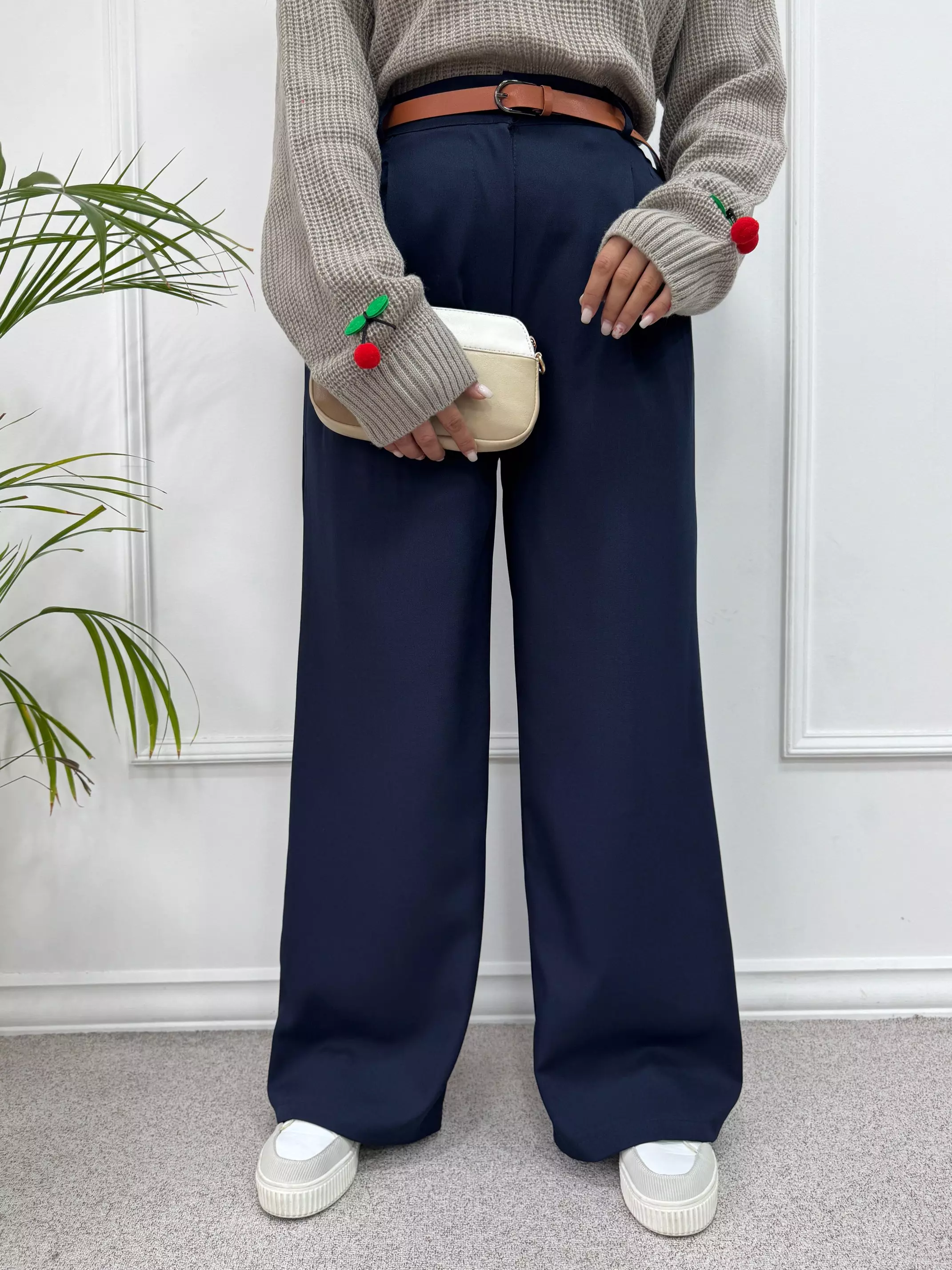 شلوار نیم بگ آیسل